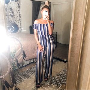 Stripped Maxi Bodysuit